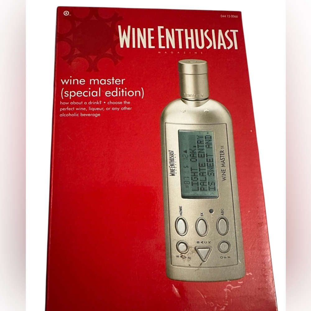 WINE MASTER Pocket Expert Excalibur Enthusiast Electronic NIB